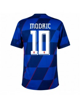 Kroatien Luka Modric #10 Replika Borta Kläder EM 2024 Kortärmad